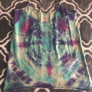 Tie dye tank one of a kind